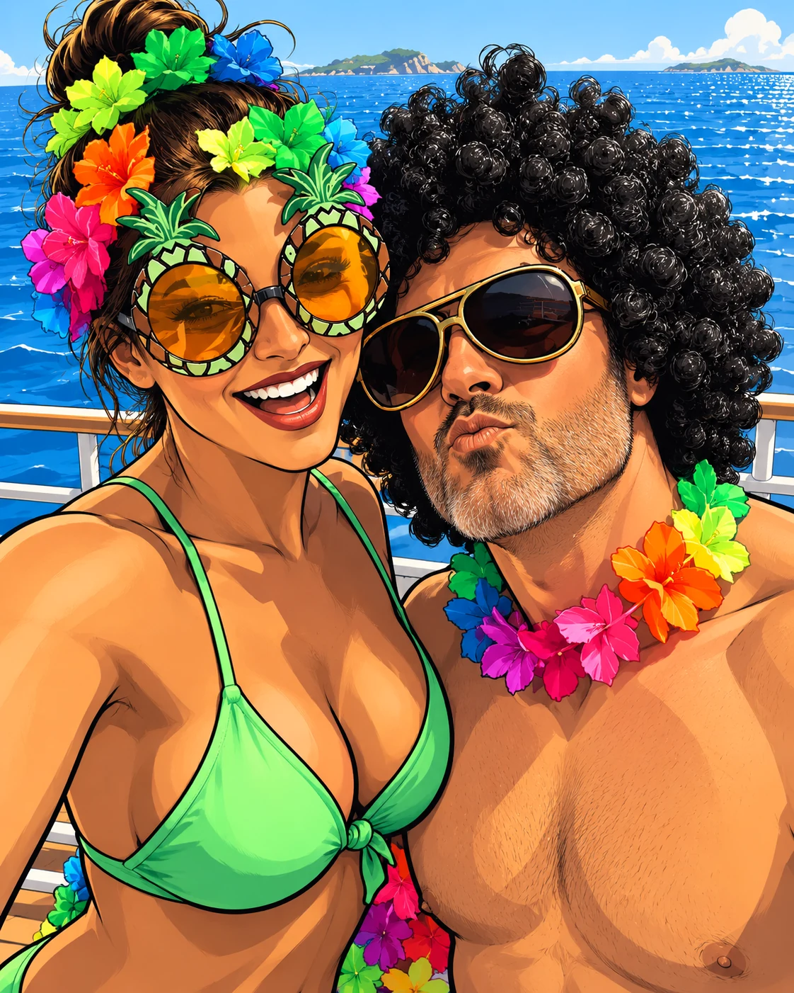 Selfie auf dem Meer